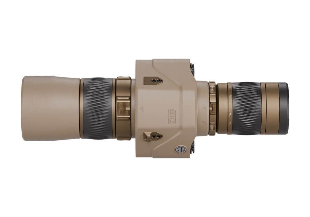 Oscar6 HDX Pro OIS Spotting Scope, 16-32X60mm, Image Stabilized, FDE