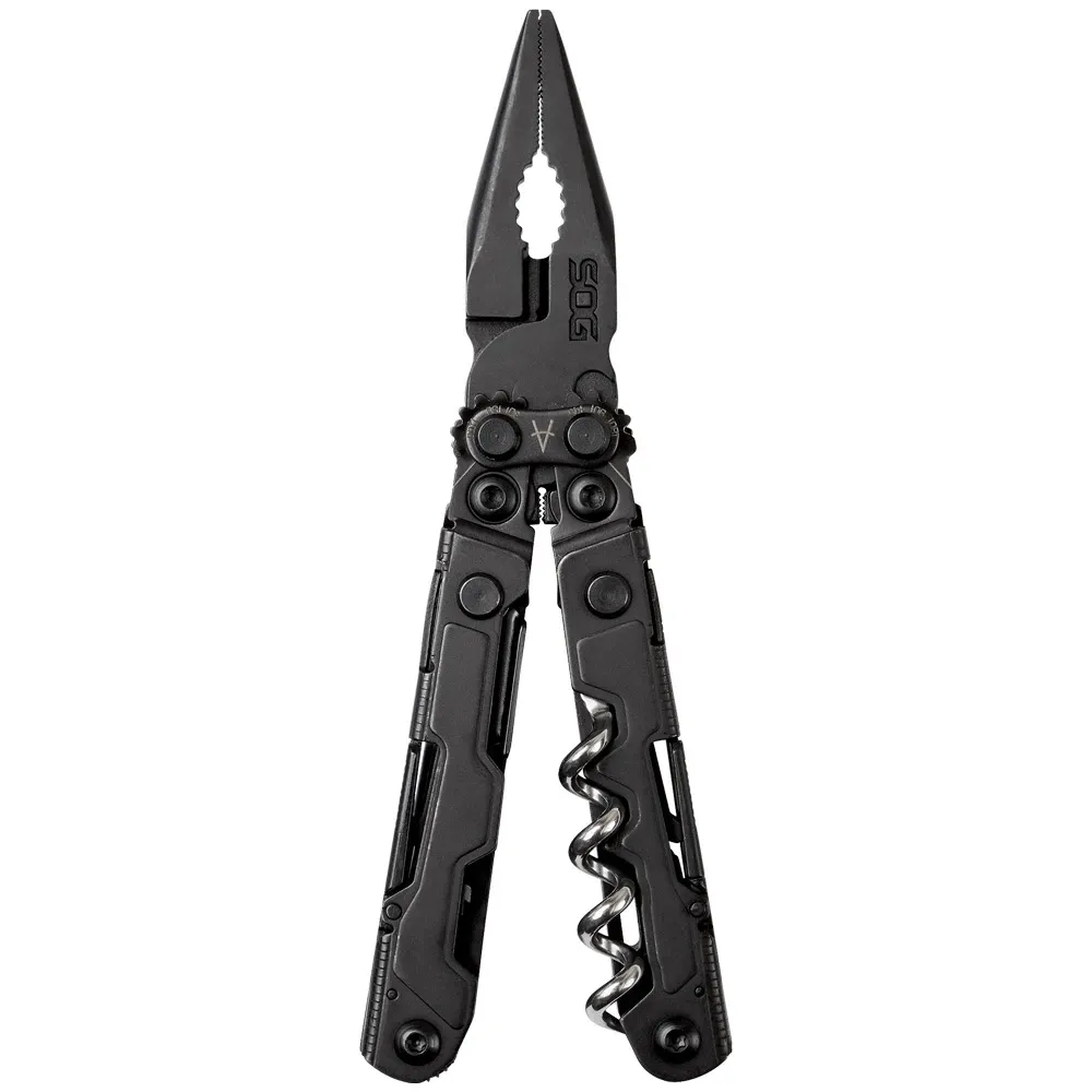 Powerlitre Multi-Tool, Black 18 Tools in One