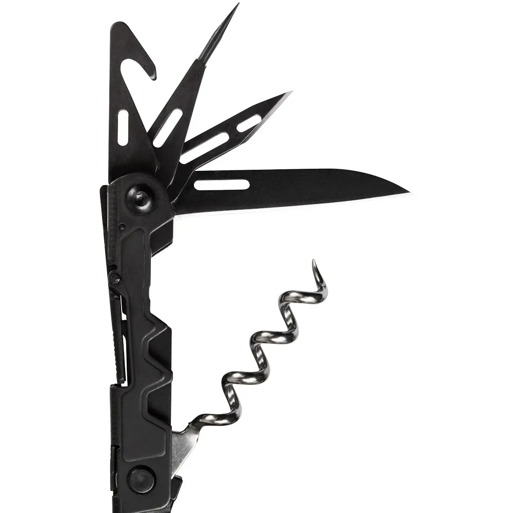 Powerlitre Multi-Tool, Black 18 Tools in One