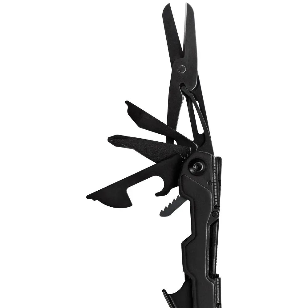 Powerlitre Multi-Tool, Black 18 Tools in One