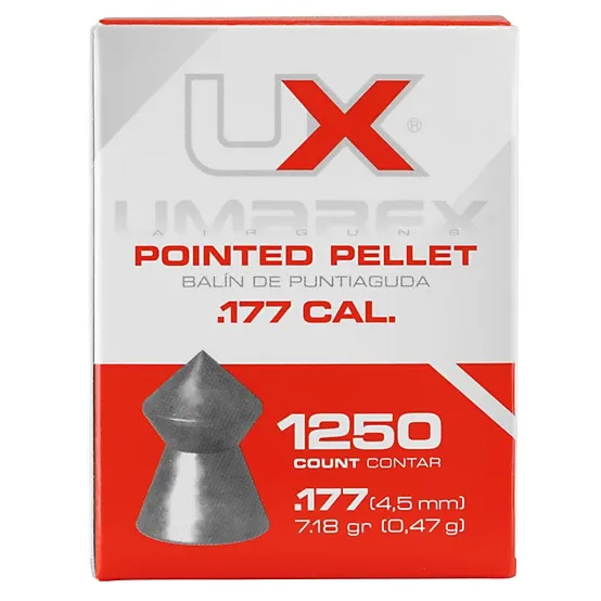 Pointed Pellets .177 CAL 1250 Ct