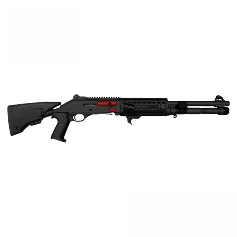 Elite TacOp 12 Gauge 18.6″ Black/Ruby Red Bolt — Siwash Sports