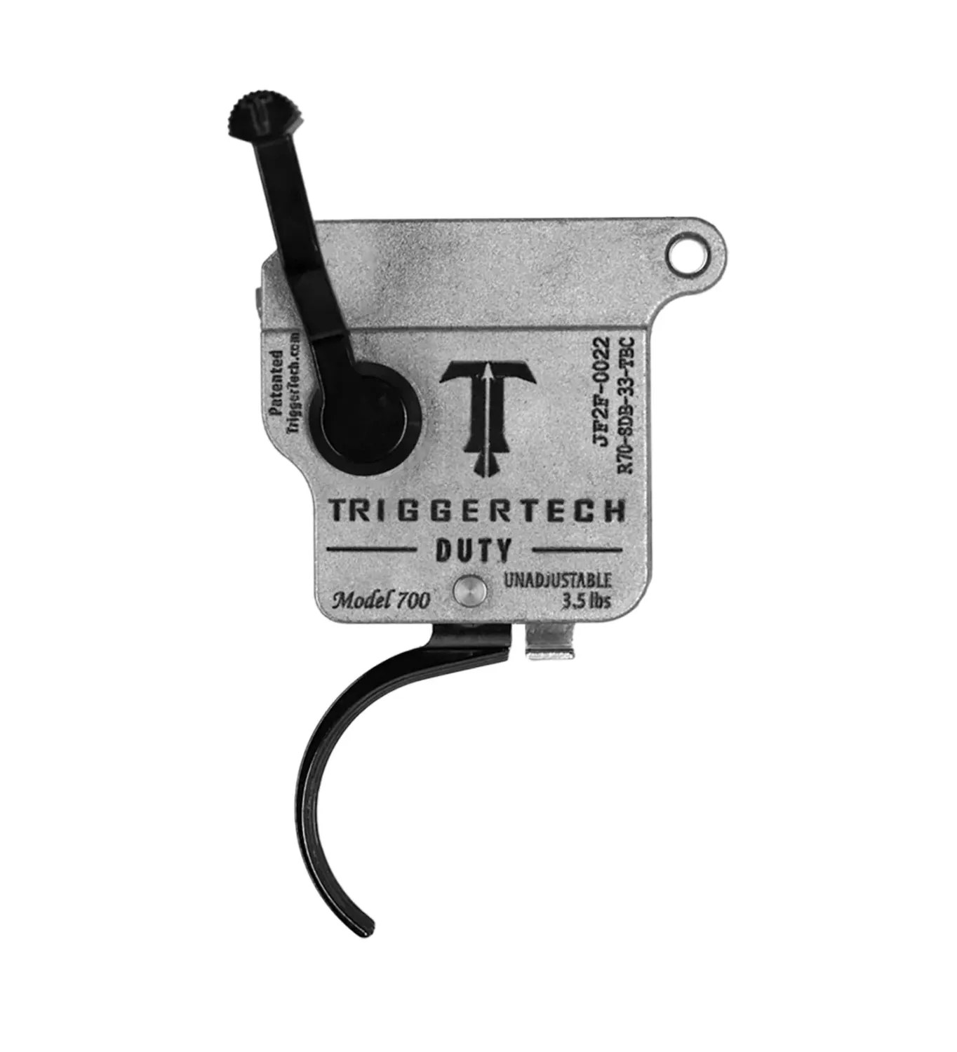 Remington 700 Duty Single Stage Black Curved Top Safety w/ Bolt Release 3.5 Lbs Fixed