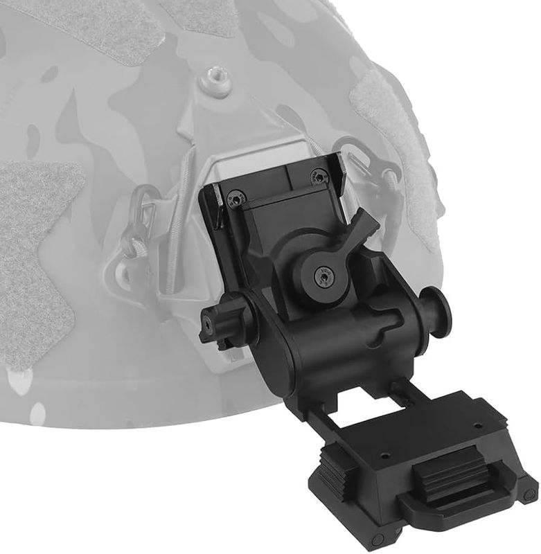 Helmet Flip-Up Optic Mount, Black for Night Vision/Thermal (G24 Style)