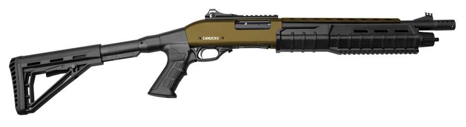 Canuck Commander Pump Action 3" 12GA 14" Distressed Bronze — Siwash Sports