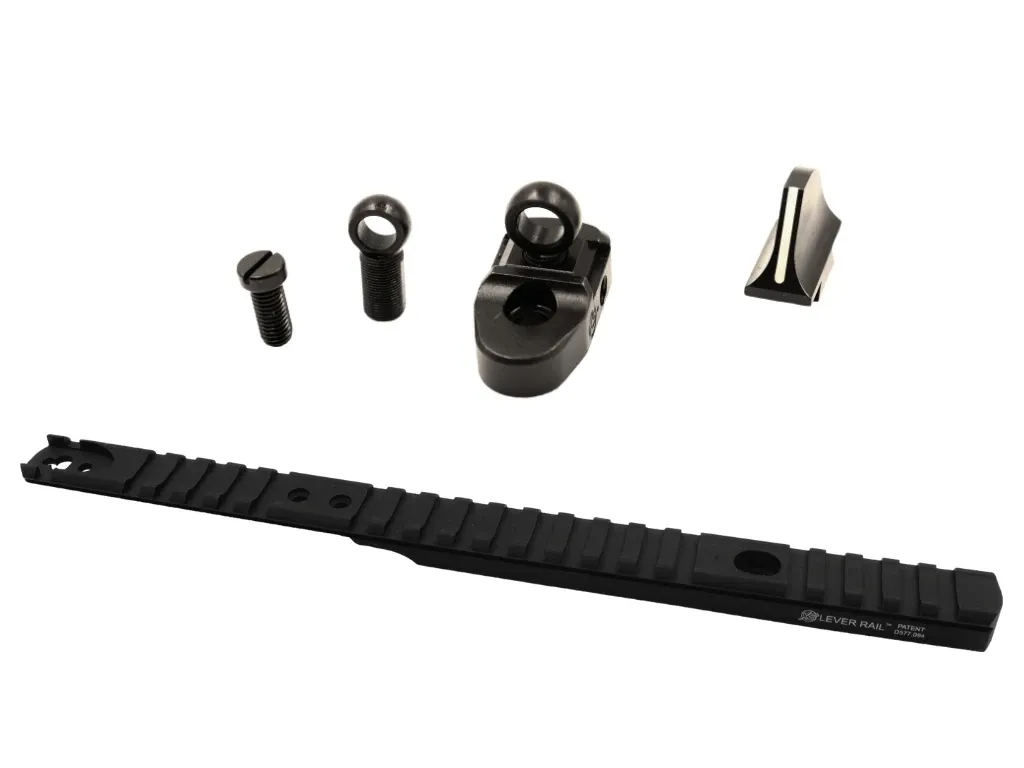 XS Sights Lever Rail &amp; Ghost Ring /White Stripe - Henry .45-70