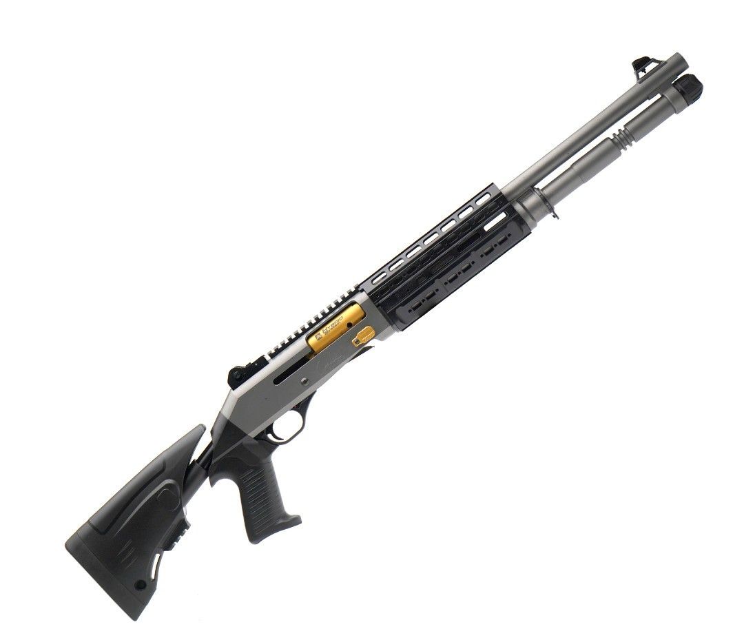 Elite TacOp 12 Gauge 18.6″ Gray/Gold — Siwash Sports