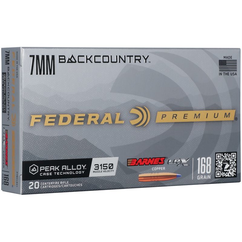 Federal CF Ammo 7mm Backcounty 195 Gr Berger Elite Hunter