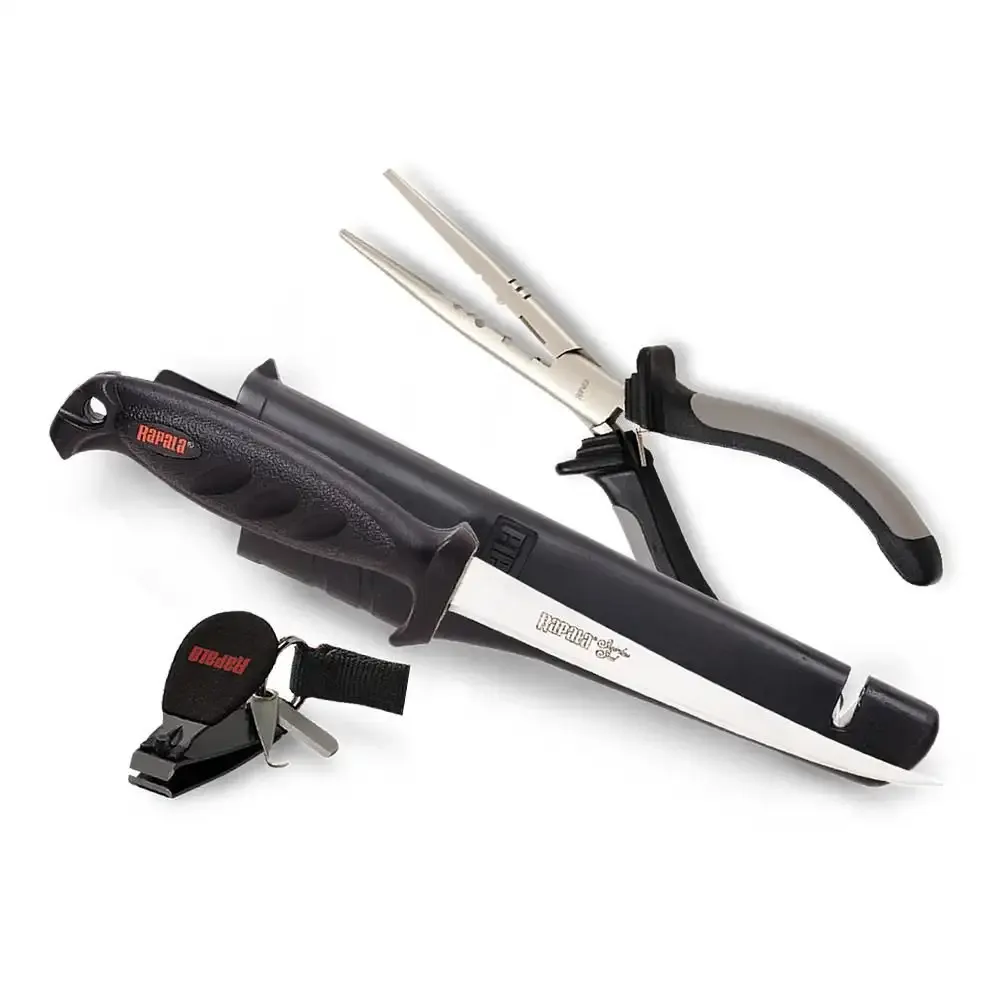Rapala Plier Fillet Knife Clipper Combo