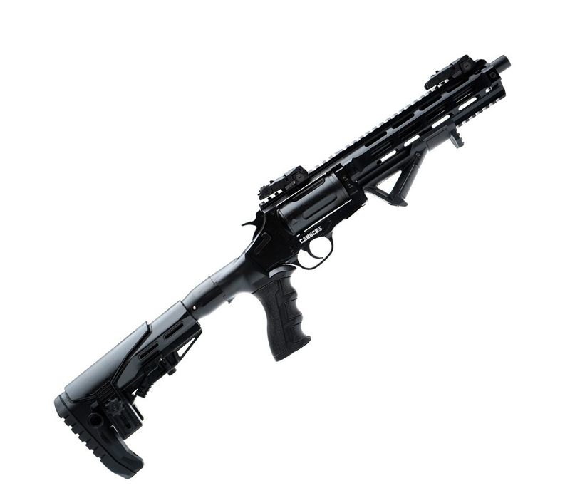 Canuck Evolve Blackout 410/45LC Revolver 9" Barrel - Black