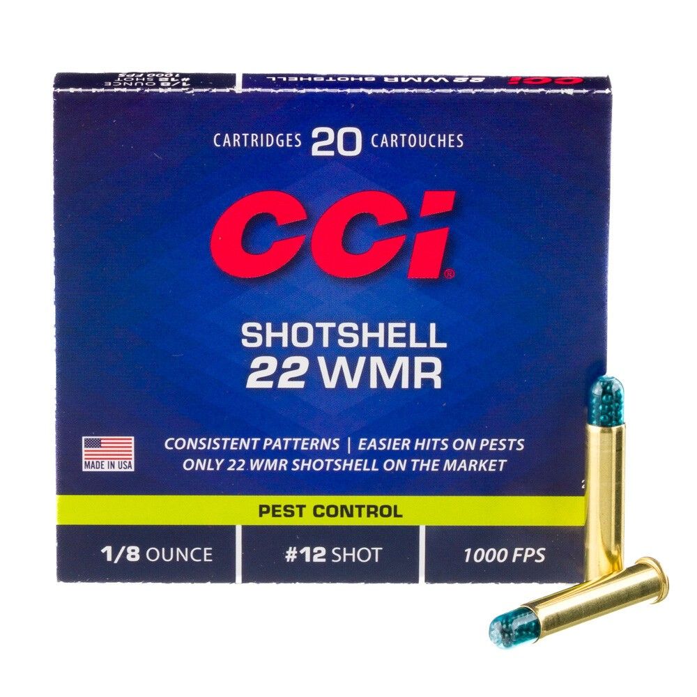 CCI 22 WMR Shotshell 1/8oz #11 Shot 20Rds — Siwash Sports