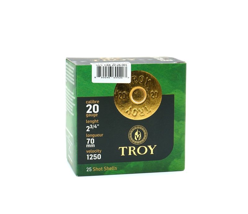 Troy 20Ga, 2 3/4", 1250FPS 3/4Oz Slug Storm  - 25Rds