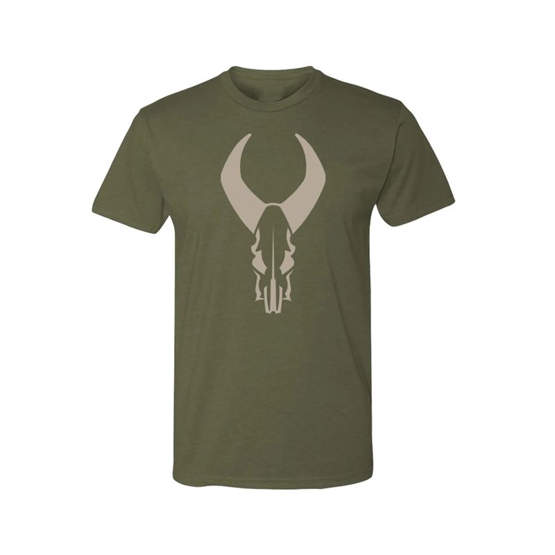 Badlands Skull Tee Green