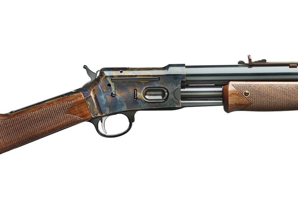 Davide Pedersoli - 1884 Silver Spur Lightning .45 Colt (Long Colt) 24" Barrel Pump Action Rifle