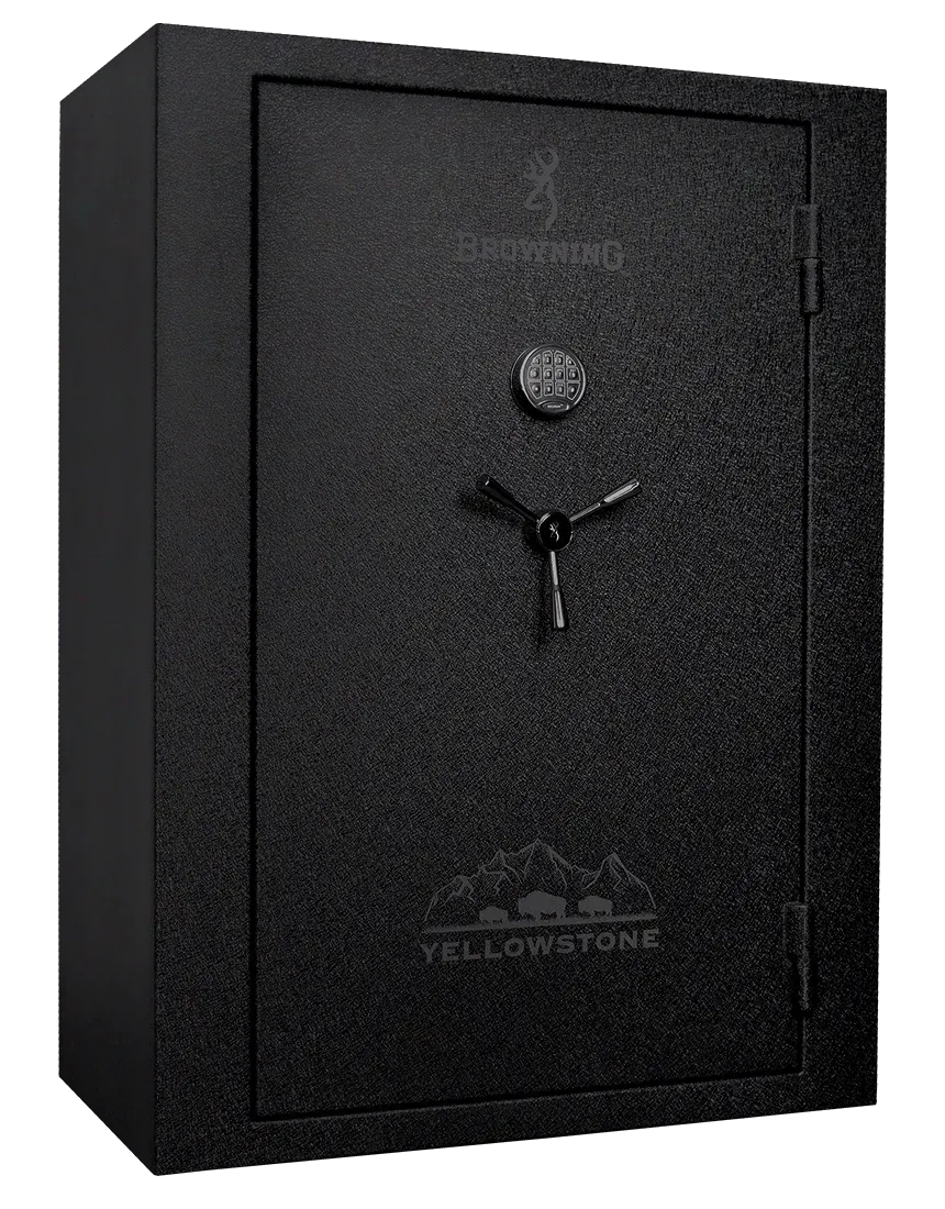 Browning Yellowstone 49 Gun Safe, Black Diamond, Black Chrome, E-Lock