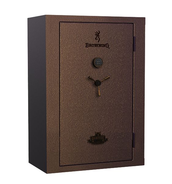 Browning Rawhide 49 Gun Safe, Saddle Brown, Antique Bronze, E-Lock