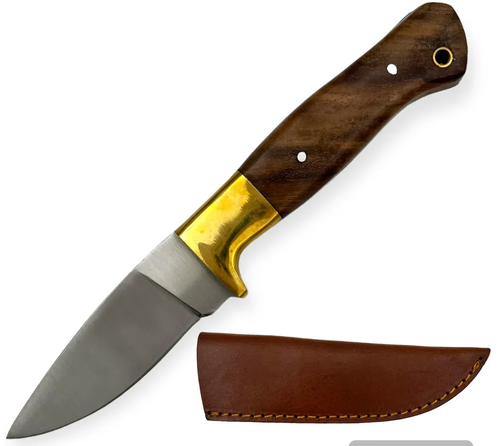 Red Deer 8" Hunting Knife Wood