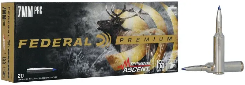 Federal Premium Terminal Ascent 7mm PRC 155GR 20ct — Siwash Sports