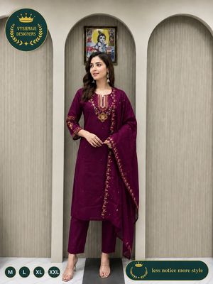 Embroidered Straight Kurta