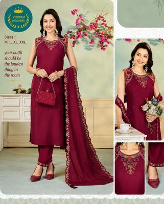 kurta (kameez) paired with matching ankle-length straight pants