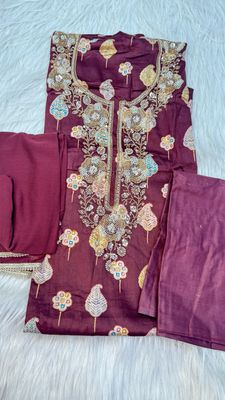 Reyon Heavy Work Dress Material