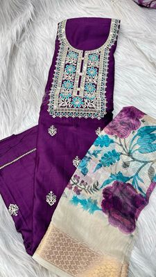 Digital Duppata Dress Material