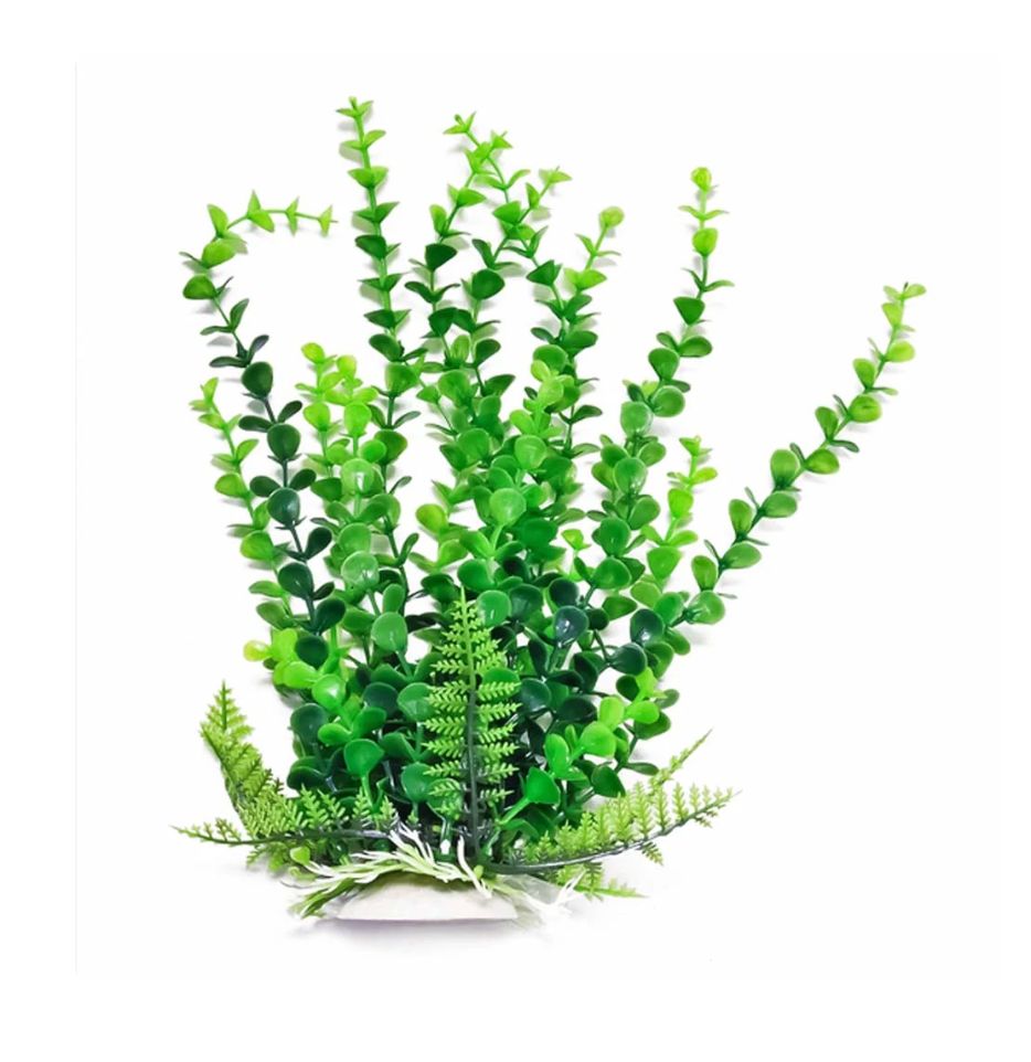 Aquatop Bacopa Aquarium Plant w/Weighted Base Green 6 in