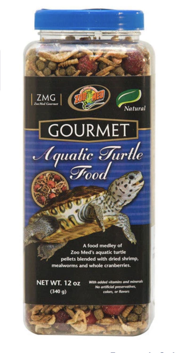 Zoo Med Gourmet Aquatic Turtle Dry Food 12 oz