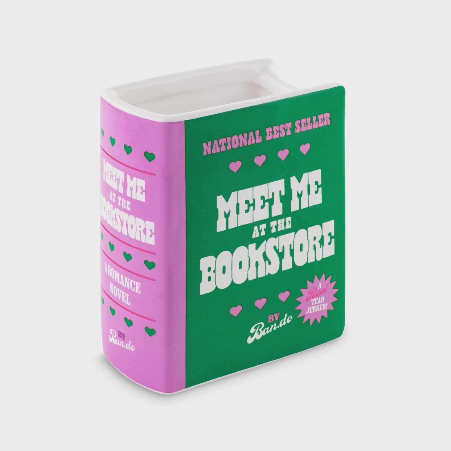 Book Vase, Meet Me At The Bookstore