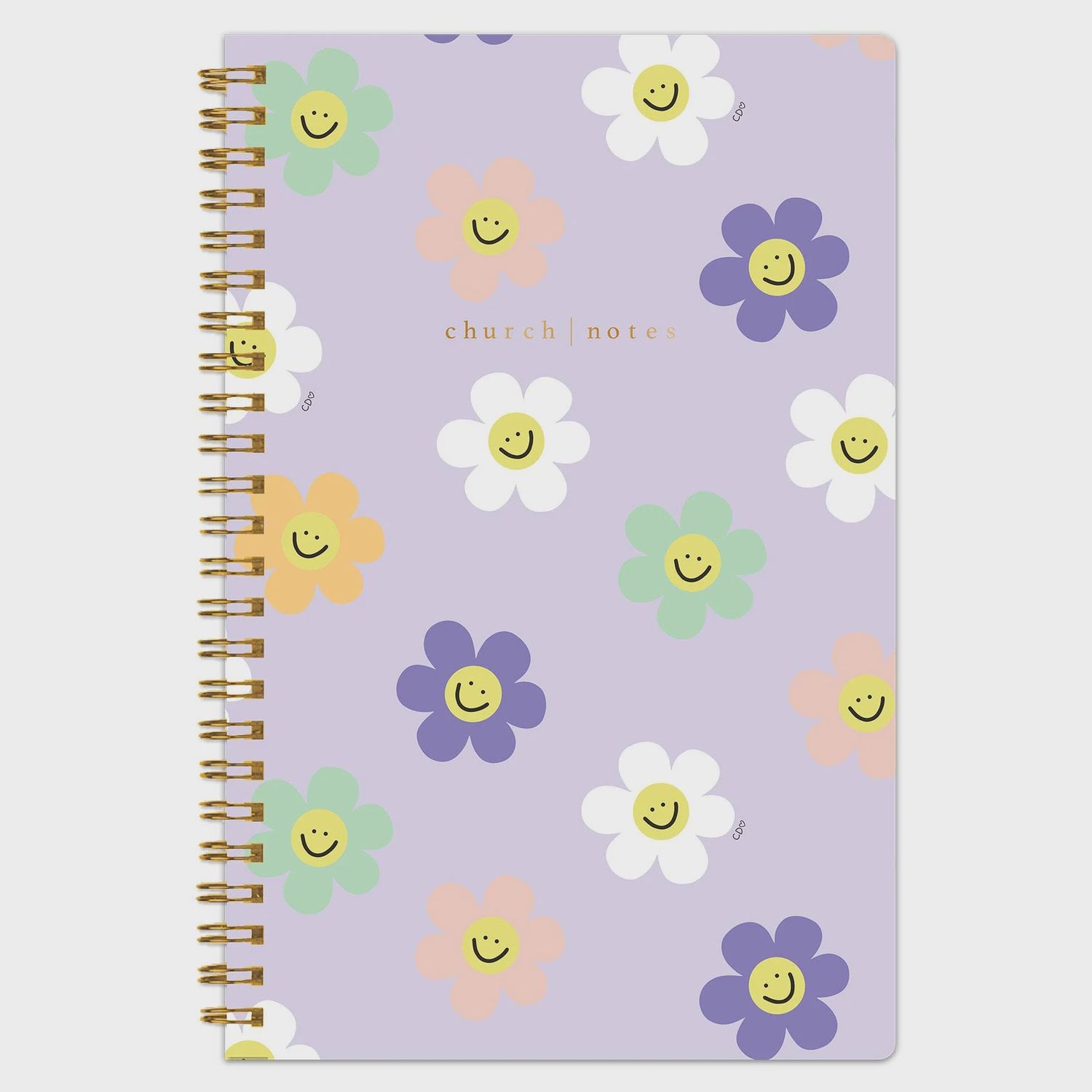 Church Notes Notebook - Happy Daisy