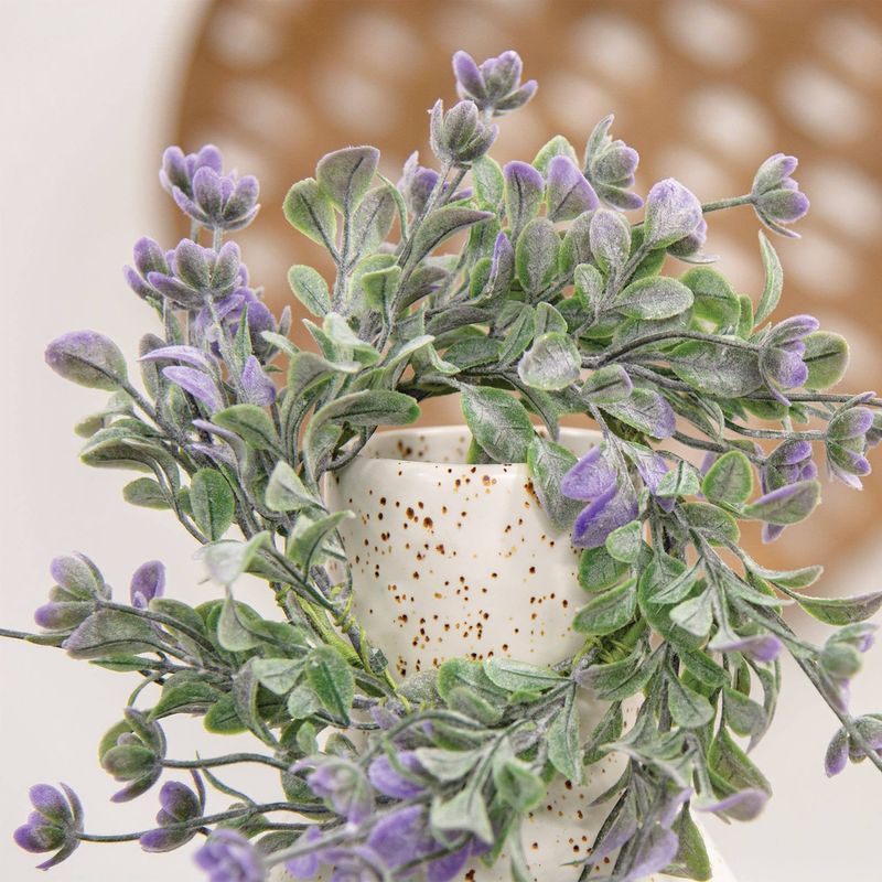 Dusk Lavender Buds Candle Ring, 2.5"