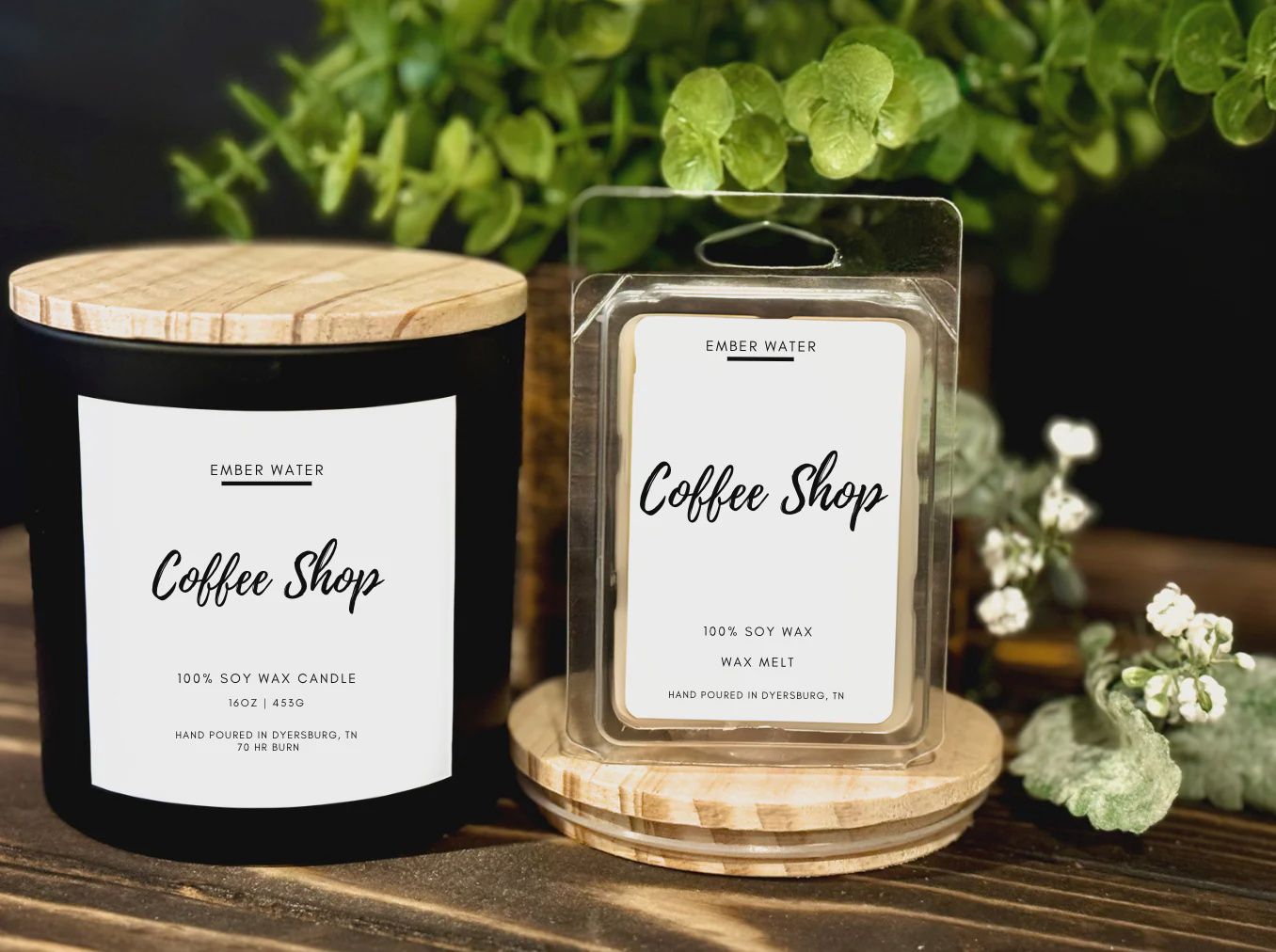 Coffee Shop 16 oz 100% Soy Candle