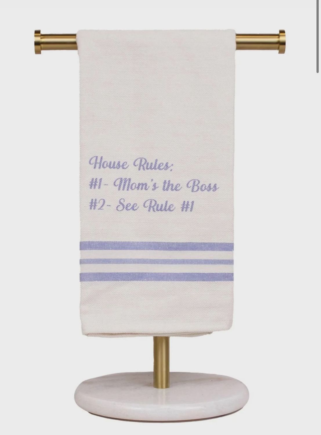 Mom's The Boss Hand Towel