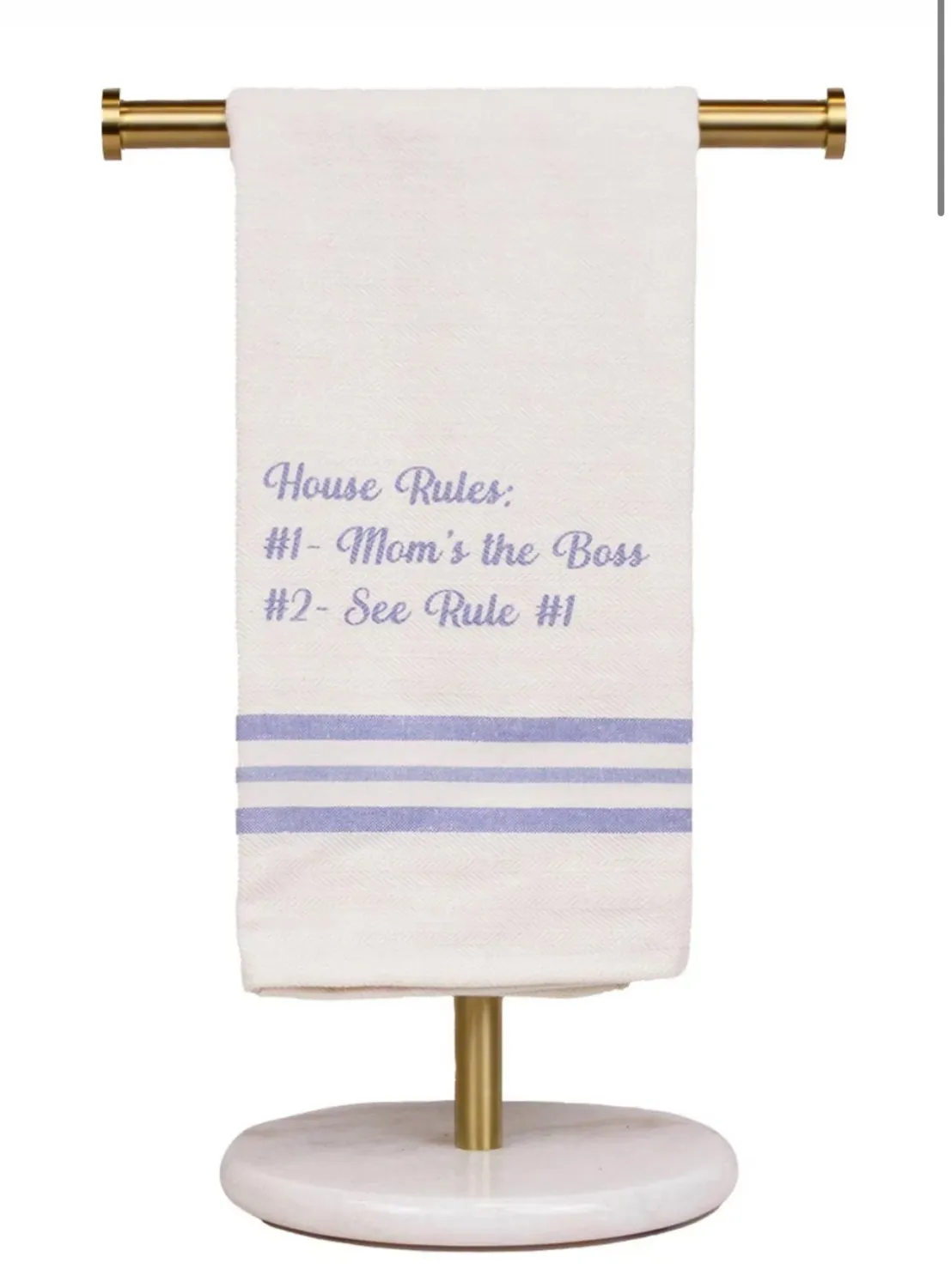 Mom's The Boss Hand Towel