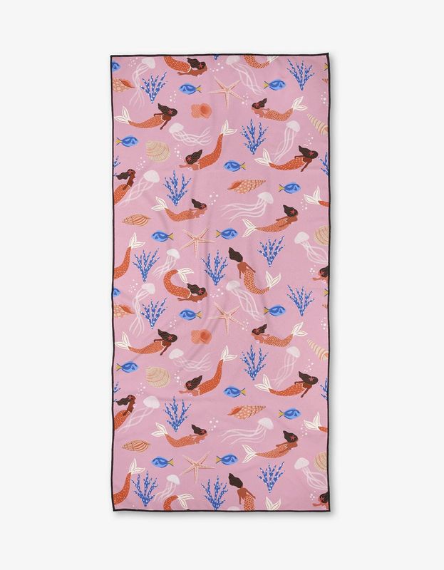 Mermaid Shells Beach Towel