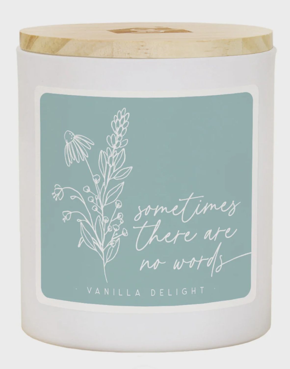 No Words Candle