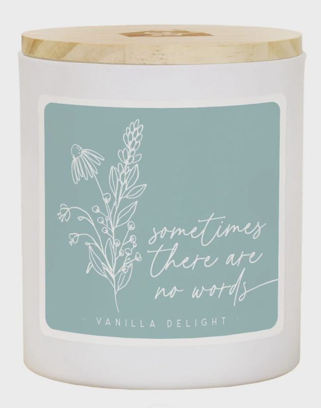 No Words Candle