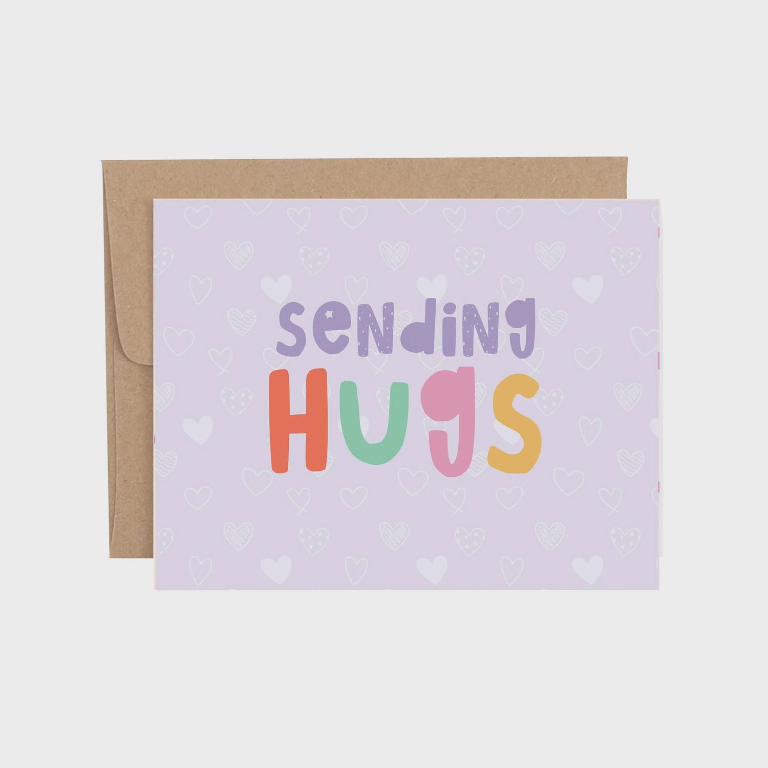 Sending Hugs Sympathy Greeting Card