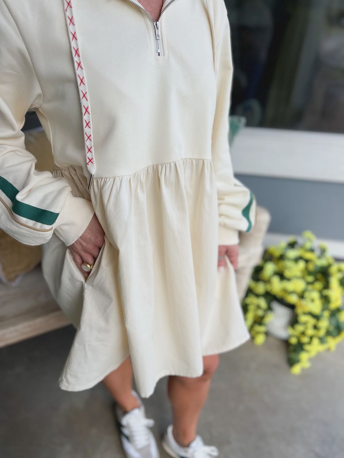 Mix Match Hoodie Dress