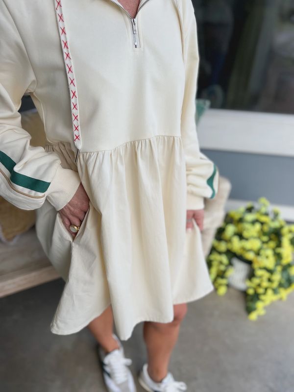 Mix Match Hoodie Dress
