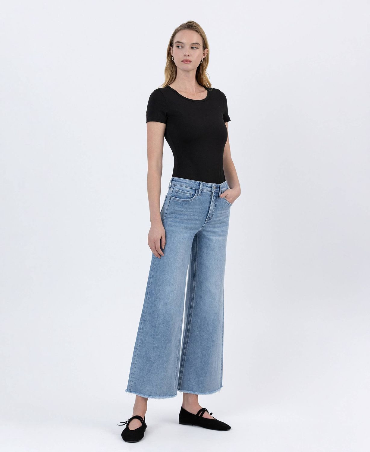 Tummy Control HR Ankle Wide Leg