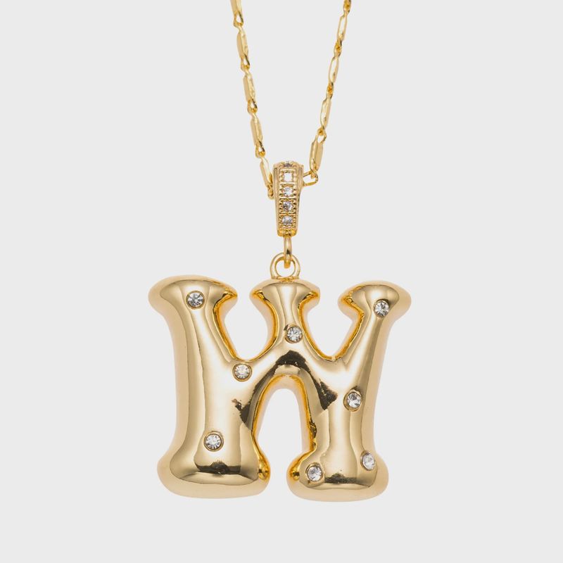 Bubbly Initial Necklace