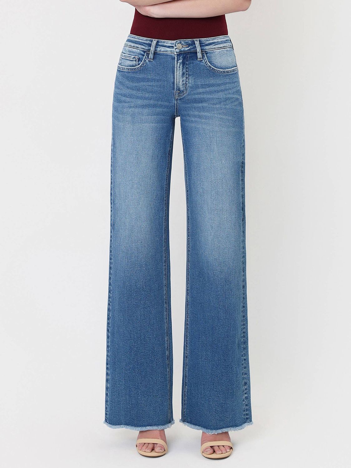 Brassica Mid Rise Jeans, Color: BRASSICA, Size: 27/5