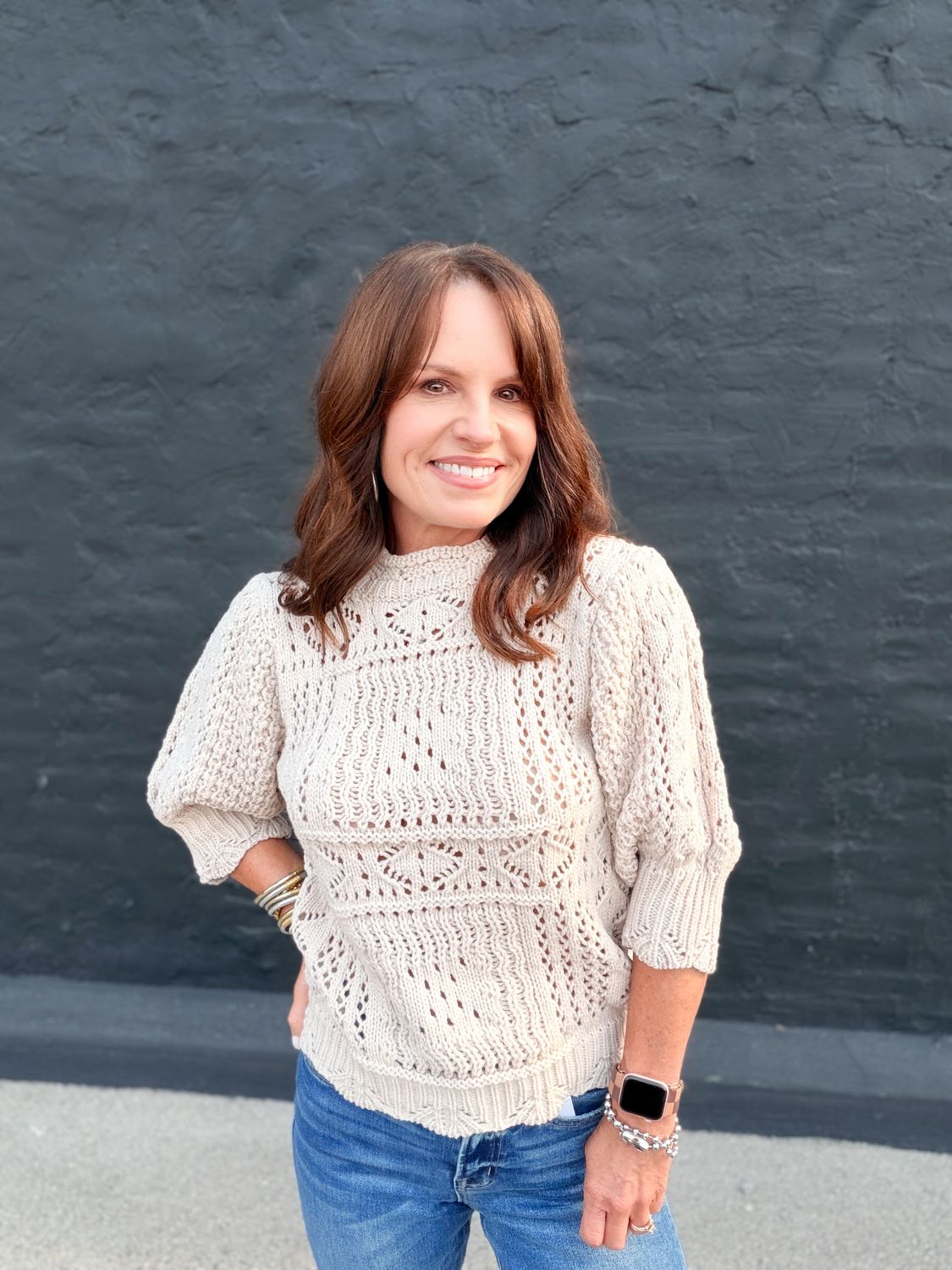 Poetic Crocheted Pullover