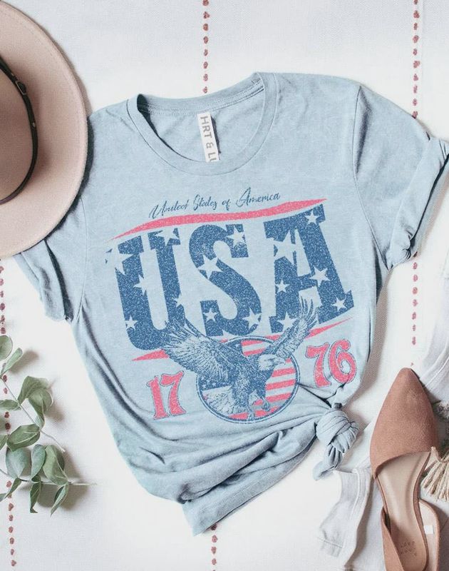 AMERICA 1776 MINERAL GRAPHIC TEE