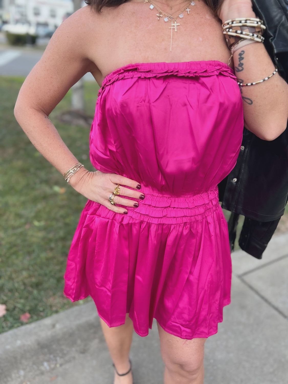 Open Shoulder Romper