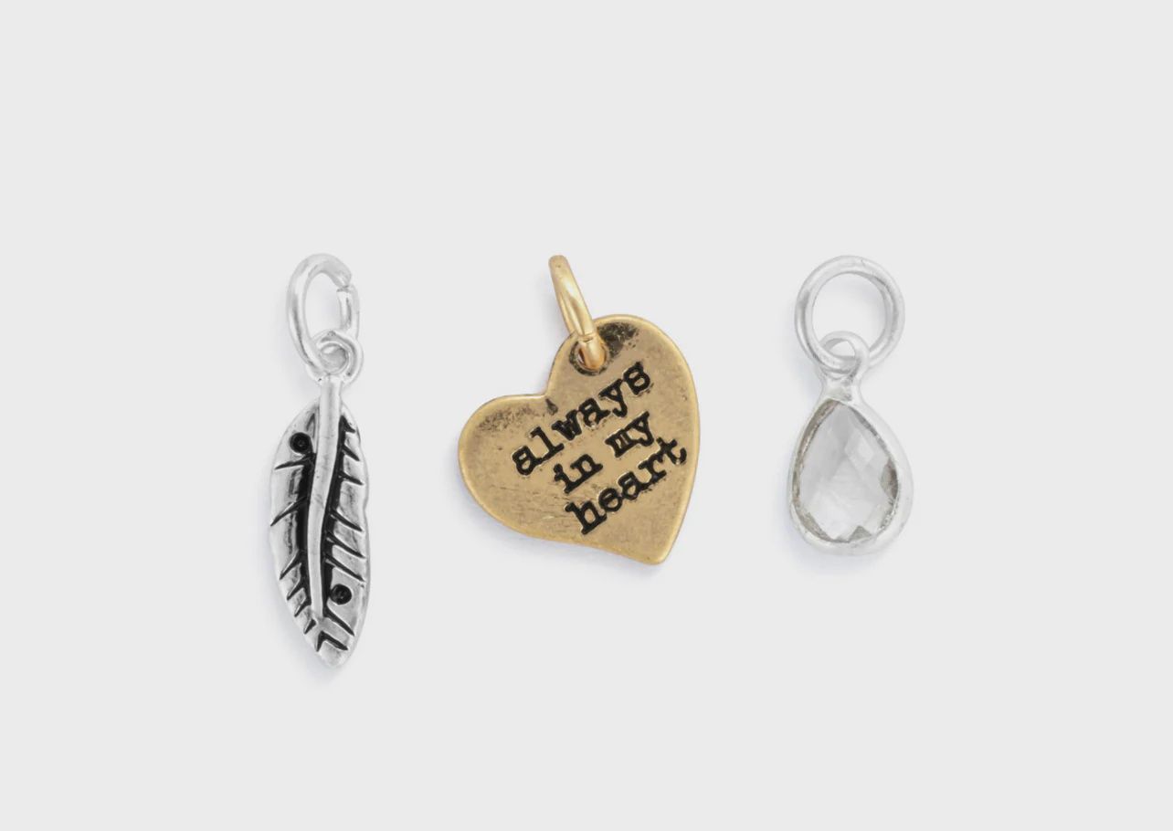 Charms Set, Design: Always in my Heart