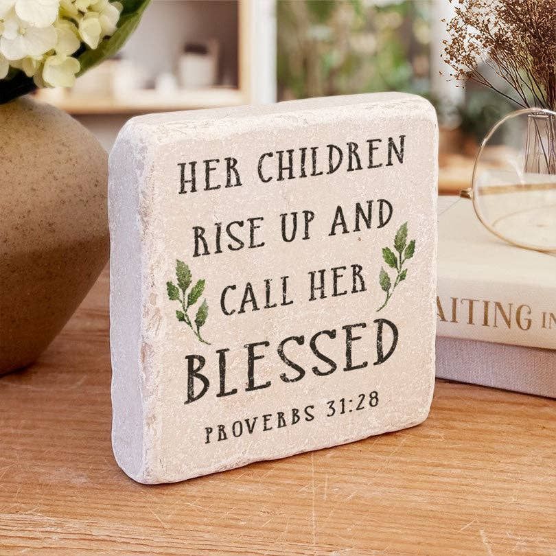 Proverbs 31:28, Size: Large