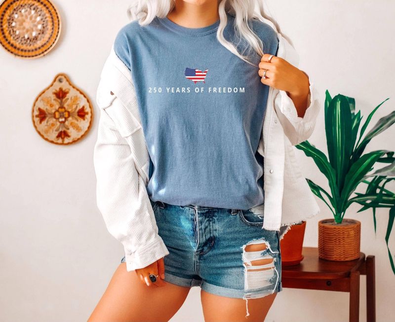 250 Years Of Freedom Comfort Colors Shirt, USA Shirt