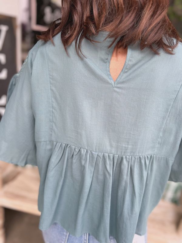 Transformative Teal Top